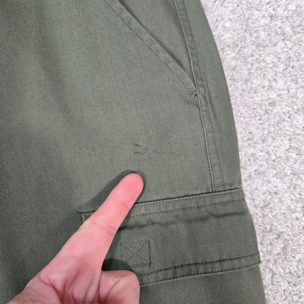 Boy Scouts Of America Pants Mens 32x28.5 Husky Green Convertible Uniform Cargo - Picture 6 of 8